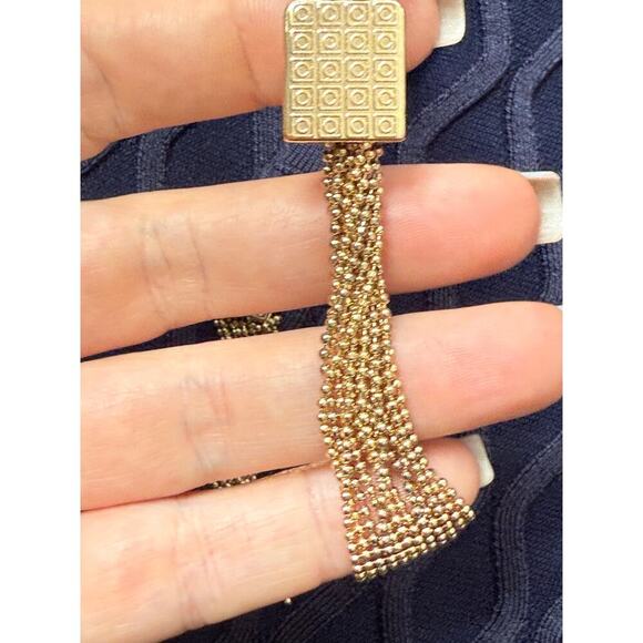 GUESS Genna Diamond Knit Sweater Dress Women's Size L Blackened Blue - Picture 8 of 12